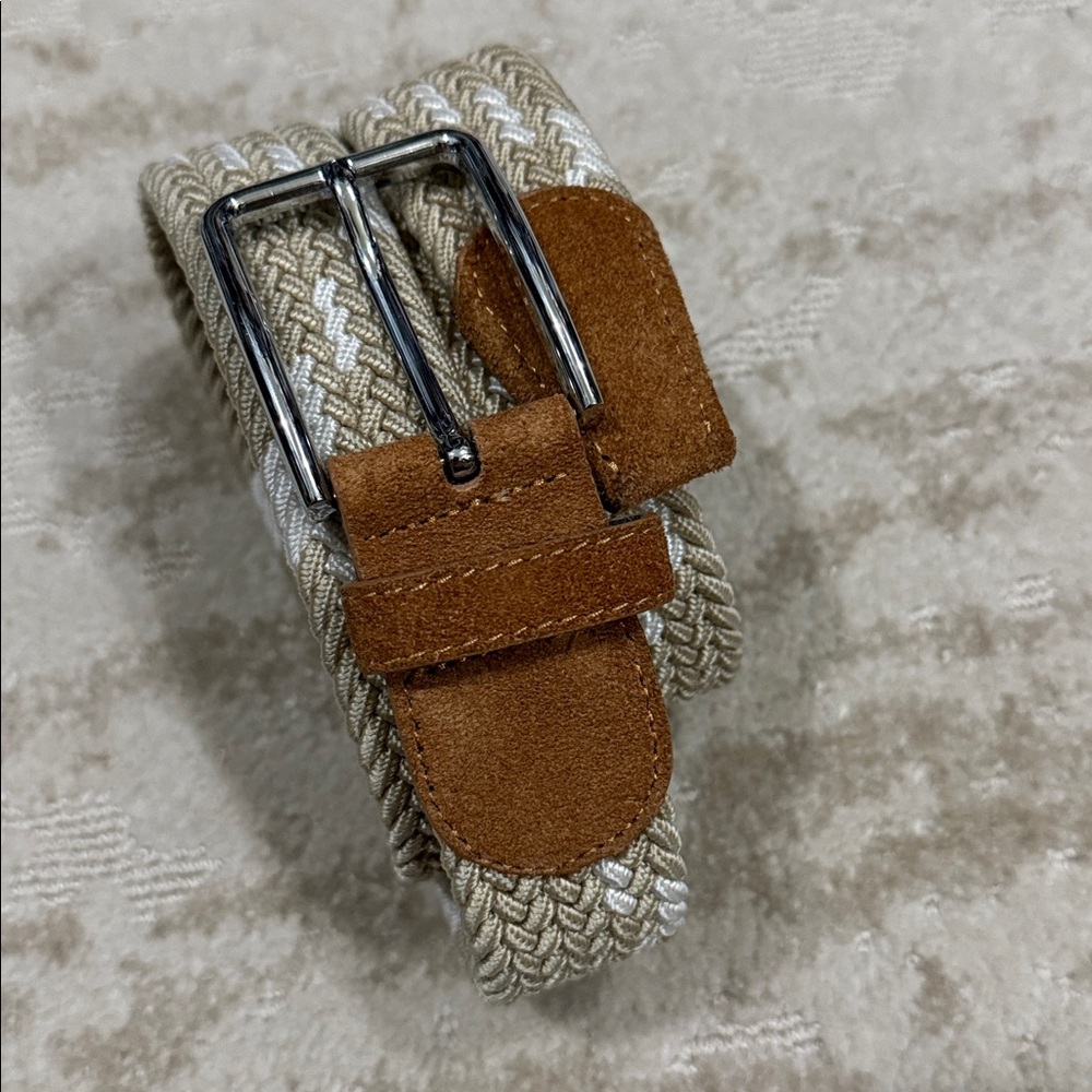 The Tie Bar elastic/suede Men’s belt 34-36